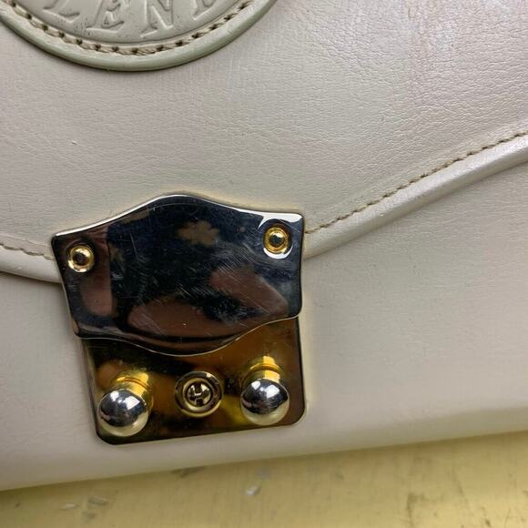 Rosenio Beige Structured Doctor’s Handbag with Strap - Picture 9 of 16